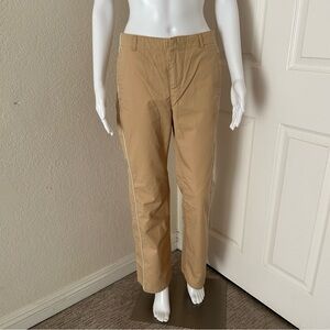 BDG Urban Outfitters Low Rise Straight Leg Khaki Brown Kendra Piped Pants size 4